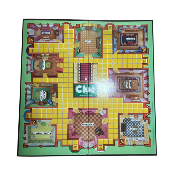 Vintage Clue by Parker Brothers 1992 00045 Classic Detective Board Game - Picture 6 of 8